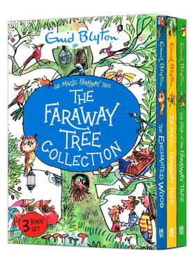 英文原版 Magic Faraway Tree 3 Copy Slipcase 远方的魔法树 3册套装 英文版 进口英语原版书籍