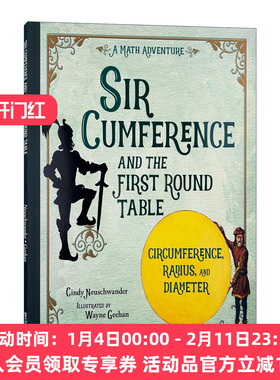 圆周骑士与第一个圆桌会议 英文原版 Sir Cumference and the First Round Table STEM 绘本图画书 Cindy Neuschwander 进口书