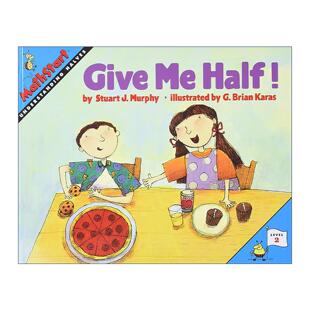 英文原版 Mathstart Level 2 Give Me Half 数学启蒙绘本2级 英文版 进口英语原版书籍