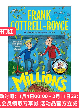 英文原版 Millions 百万 儿童幽默故事 Frank Cottrell-Boyce 卡内基奖 英文版 进口英语原版书籍