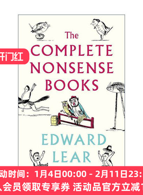 英文原版 The Complete Nonsense Books 爱德华·李尔 谐趣诗全集 精装插画版 英文版 进口英语原版书籍