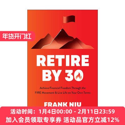 英文原版 Retire by 30 三十岁前退休通过薪火运动实现财务自由按自己的意愿生活 英文版 进口英语原版书籍