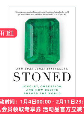 英文原版 Stoned 目眩神迷 珠宝 疯狂以及欲望如何塑造世界 英文版 进口英语原版书籍