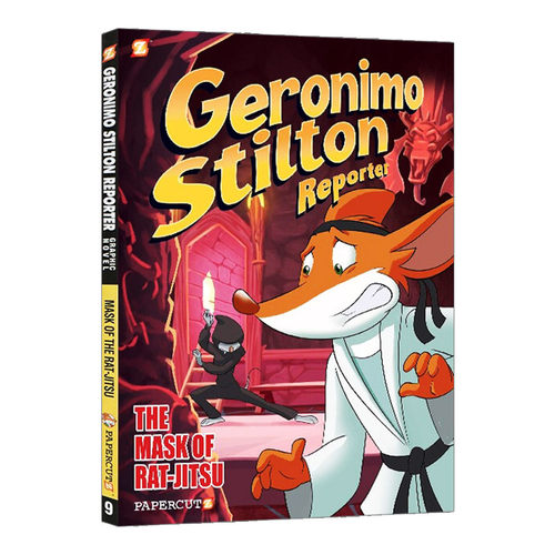 老鼠记者 英文原版 Geronimo Stilton Reporter 9 全彩漫画小说9 精装 英文版 进口英语原版书籍