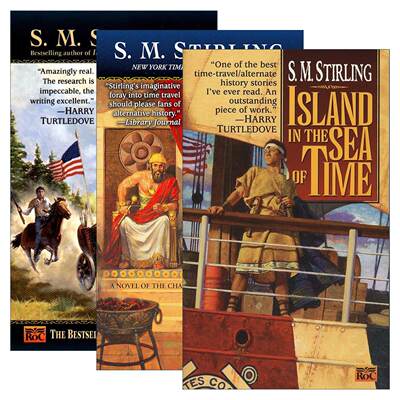 英文原版 Island 小岛系列3册 科幻小说 S. M. Stirling 英文版 进口英语原版书籍