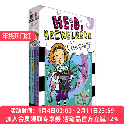 英文原版 The Heidi Heckelbeck Collection #4 小女巫海蒂13-16册 盒装 英文版 进口英语原版书籍