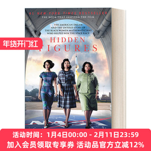 英文原版 Hidden Figures 隐藏人物 美国梦和帮助赢得太空竞赛的黑人女数学家的故事 电影封面版 英文版 进口英语原版书籍
