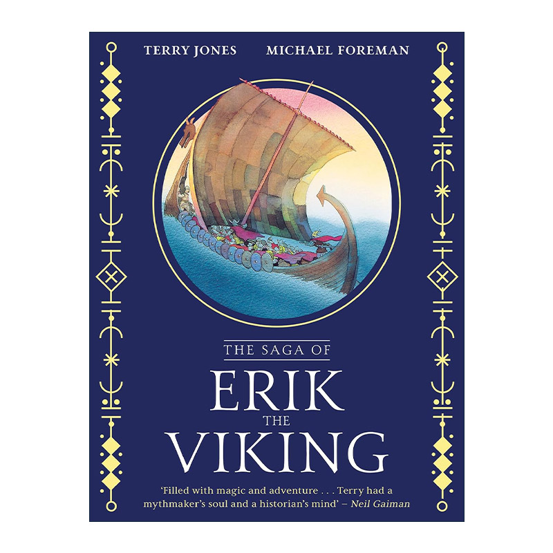 英文原版 Erik the Viking 海盗埃里克 儿童精装彩色插画北欧神话故事书 迈克尔·福尔曼 英文版 进口英语原版书籍