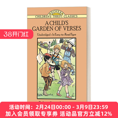 英文原版 A Child's Garden of Verses 儿童的诗歌花园 苏格兰诗人罗伯特·路易斯·史蒂文森 英文版 进口英语原版书籍
