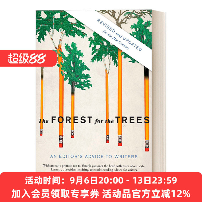 见树不见林 英文原版 The Forest for the Trees 编辑给作家的建议 修订更新版 出版 Betsy Lerner 英文版 进口书籍