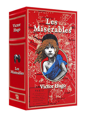 英文原版小说 Les Misérables 悲惨世界 Leather Bound Classics 经典皮革精装 Victor Hugo 英文版 进口英语原版书籍