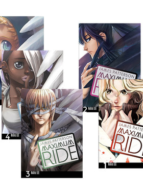 华研原版 英文原版 Maximum Ride Manga Volume1-5 极速飞行5册 漫画小说 英文版 进口英语原版书籍