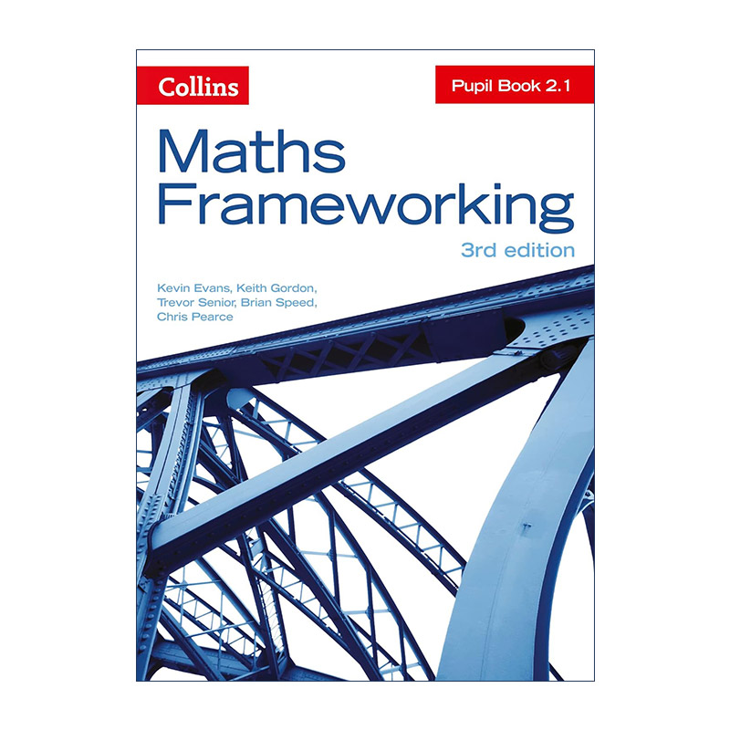 英文原版 Collins Maths Frameworking KS3 Maths Pupil Book 2.1 柯林斯英国初二数学学生用书1 第三版 英文版 进口英语原版书籍