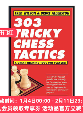 303个棘手的国际象棋战术 英文原版 303 Tricky Chess Tactics 英文版 进口英语原版书籍