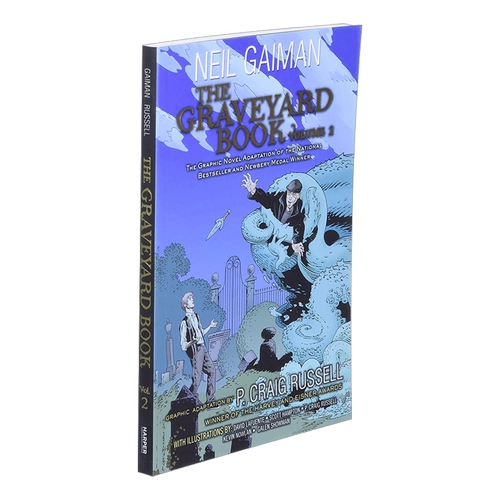 Графический роман The Graveyard Book Volume 2, полноцветный графический роман, оригинальная английская версия, Нил Гейман, английская версия, импортированная оригинальная английская книга
