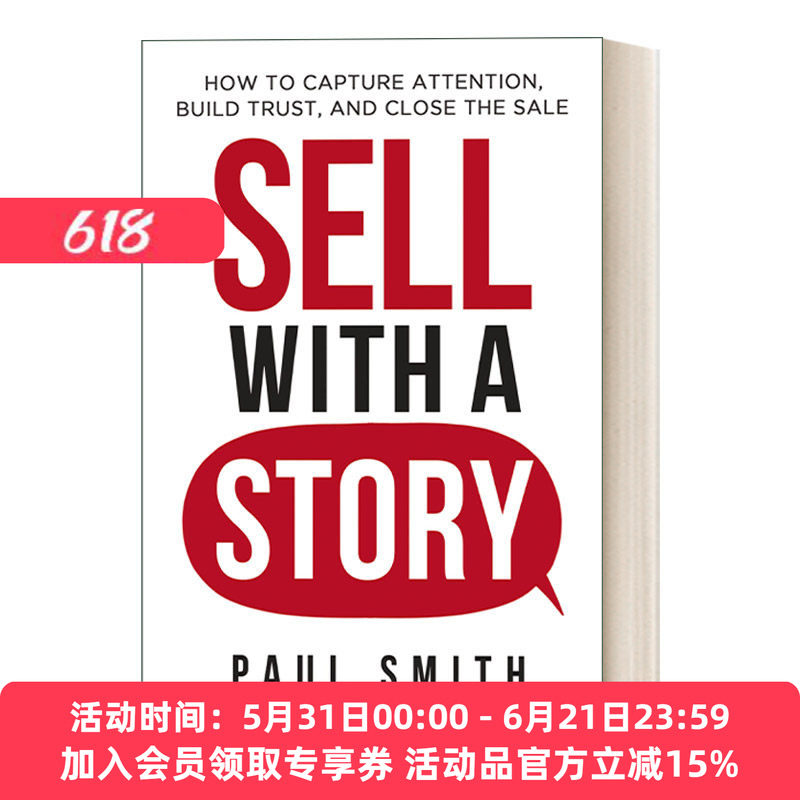 销售就是卖故事 英文原版 Sell with a Story 英文版 进口英语原版书籍