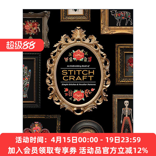 英文原版 Stitchcraft 绣艺 简单针法和奇特图案的刺绣指南 缝纫技巧 Gayla Partridge 英文版 进口英语原版书籍