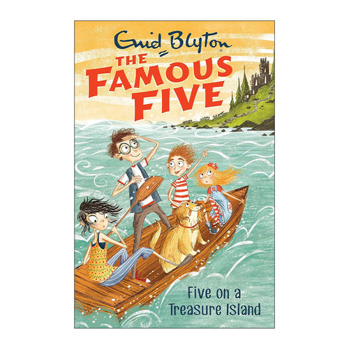 五伙伴历险记1 英文原版The Famous Five: Five On A Treasure Island金银岛上的五个人 疯狂侦探团 儿童动作冒险小说伊妮德布莱顿