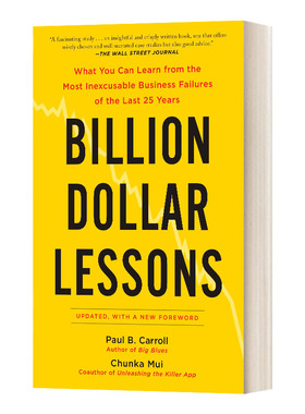 英文原版 Billion Dollar Lessons 10亿美元的教训 你能从过去25年最不可原谅的商业失败中学到什么 英文版 进口英语原版书籍