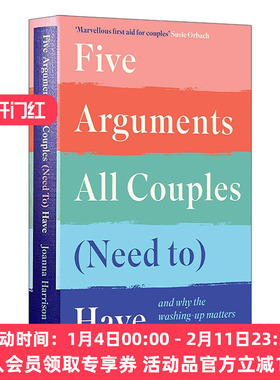 英文原版 Five Arguments All Couples Need To Have 爱的五种争吵 构建富有弹性的亲密关系 精装 英文版 进口英语原版书籍
