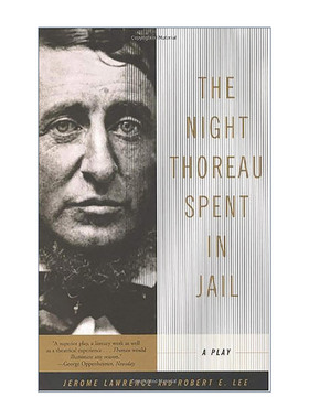 英文原版 Night Thoreau Spent In Jail 梭罗在监狱里度过的一夜 戏剧 英文版 进口英语原版书籍