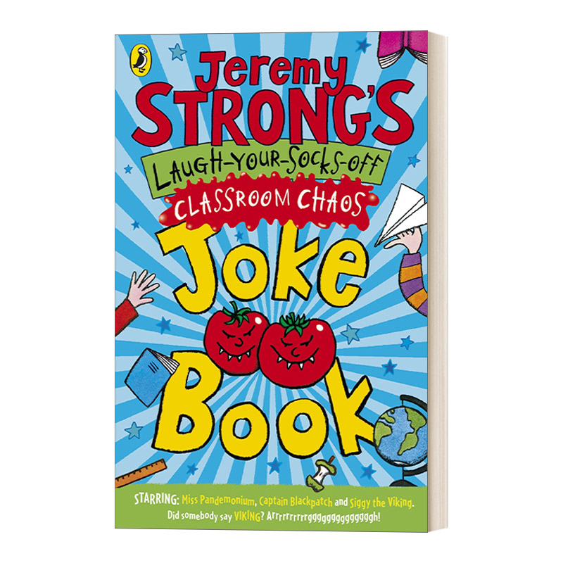 英文原版 Jeremy Strong's Laugh-Your-Socks-Off Classroom Chaos Joke Book杰瑞米斯特朗把你袜子笑掉3笑话书进口书