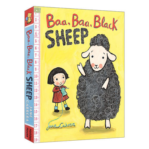 英文原版 Baa  Baa  Black Sheep 咩，咩，黑羊 1-3岁幼儿童谣儿歌绘本 纸板书 英文版 进口英语原版书籍