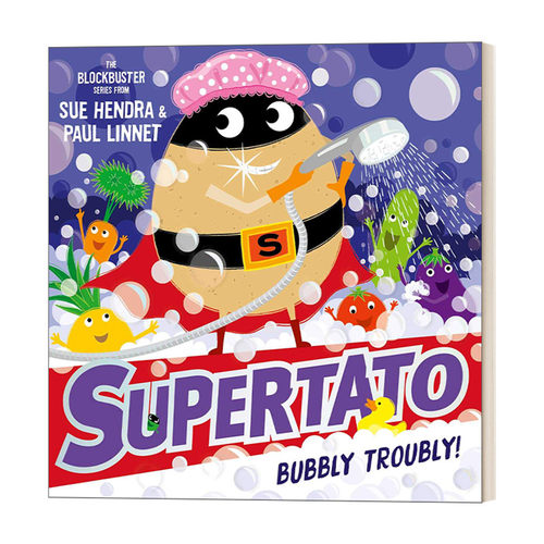 英文原版 Supertato Bubbly Troubly 土豆超人与泡沫 Sue Hendra & Paul Linnet 绘本 英文版 进口英语原版书籍