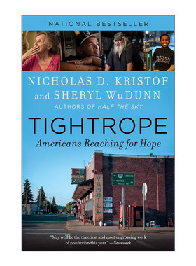 英文原版 Tightrope 钢索 寻求希望的美国人 普利策奖得主Nicholas D. Kristof 英文版 进口英语原版书籍
