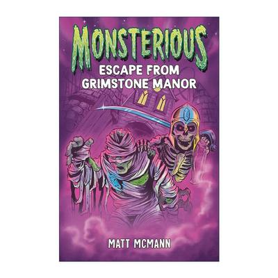 英文原版 Monsterious 01 Escape from Grimstone Manor 怪物系列1 逃离格林斯通庄园 儿童冒险小说 英文版 进口英语原版书籍
