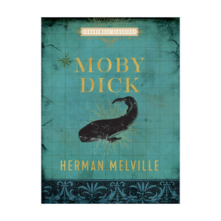 白鲸 英文原版 Moby Dick 查特维尔经典系列 精装 英文版 进口英语原版书籍