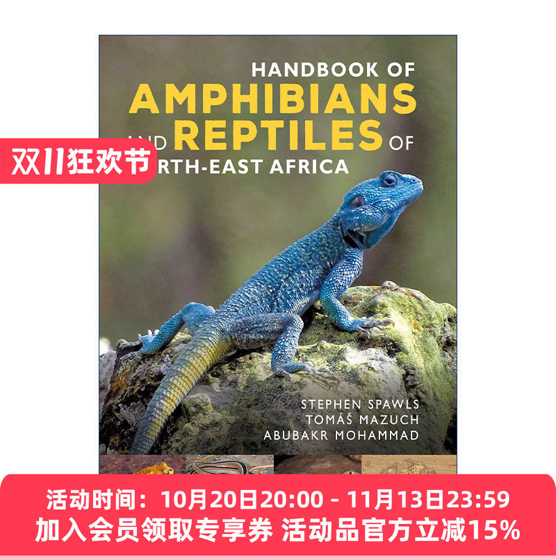非洲东北部两栖爬行动物手册 英文原版 Handbook of Amphibians and Reptiles Northeast Africa 精装 英文版 进口英语原版书籍