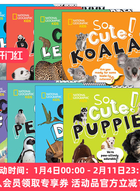 英文原版 Cool/Cute 太酷太可爱系列8册 美国国家地理系列 儿童启蒙认知科普绘本 精装 Crispin Boyer 英文版 进口英语原版书籍