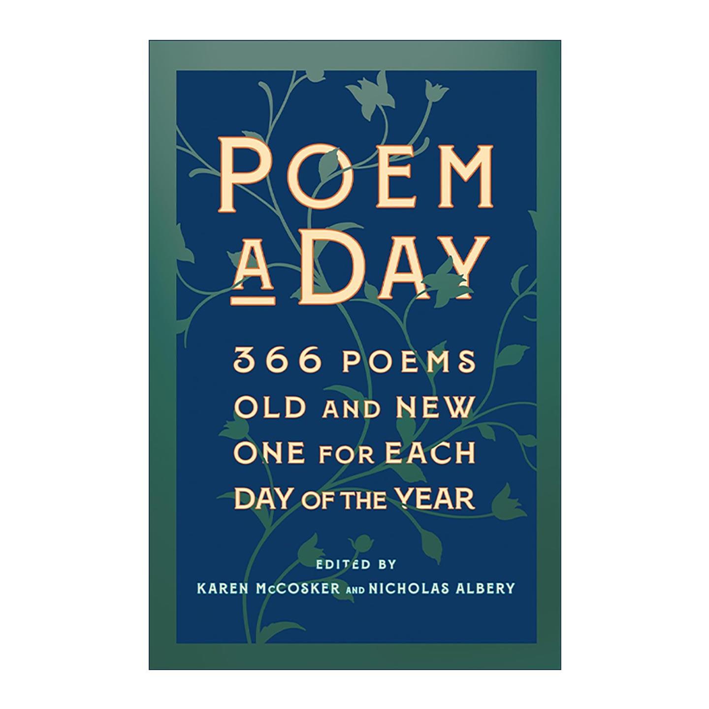 英文原版 Poem a Day 每天一首诗 366首新旧诗歌选集 Karen McCosker 英文版 进口英语原版书籍
