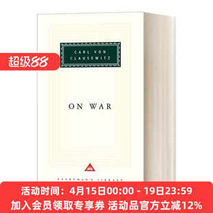 英文原版 On War 战争论 卡尔·冯·克劳塞维茨 Everyman精装收藏版 英文版 进口英语原版书籍