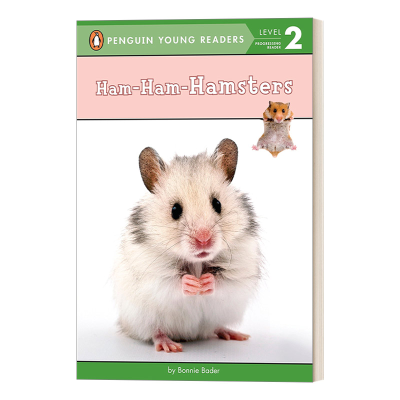 小仓鼠 英文原版 Ham-Ham-Hamsters - Penguin Young Readers Level 2 企鹅青少分级阅读2级读物 动物主题 英文版 进口原版书籍