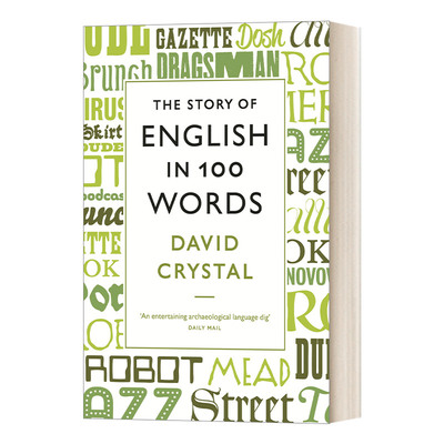 英文原版 The Story of English in 100 Words 英语故事100字 英文版 进口英语原版书籍