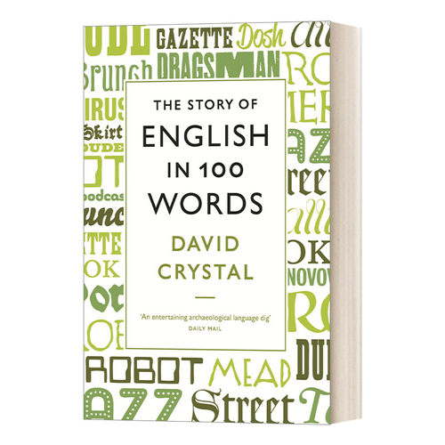 英文原版 The Story of English in 100 Words 英语故事100字 英文版 进口英语原版书籍