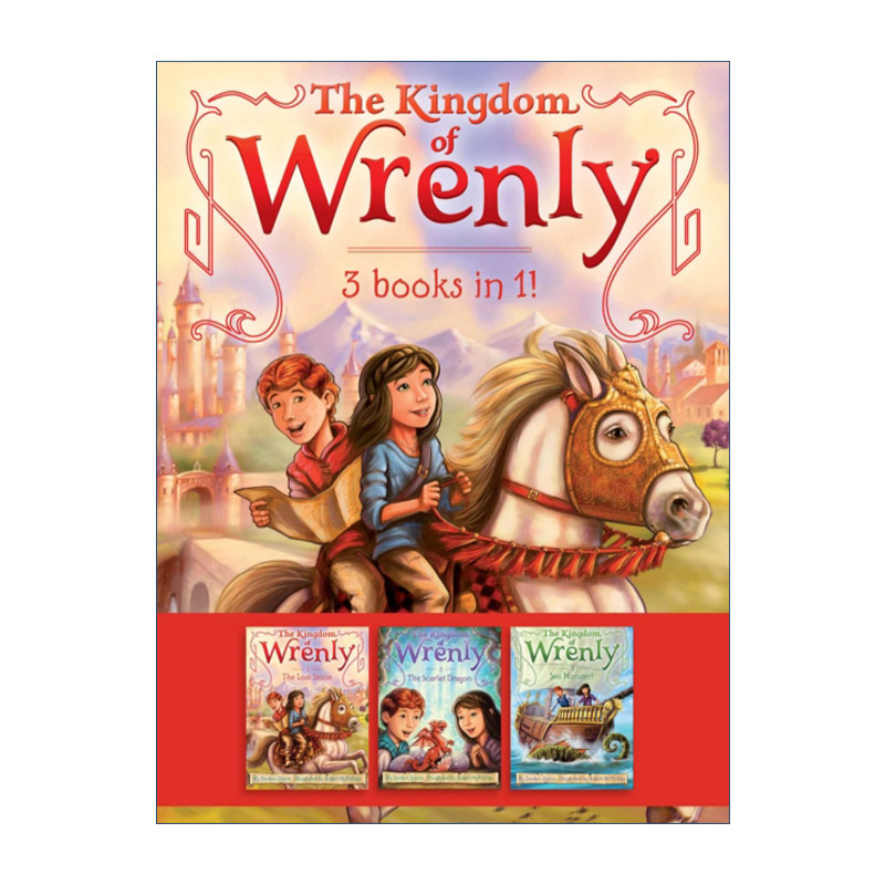 英文原版 The Kingdom of Wrenly 3 Books in 1! 儿童魔法故事 Wrenly王国系列3合1 英文版 进口英语原版书籍