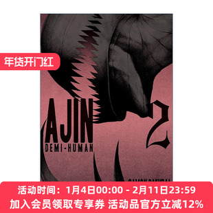 亚人 卷二 英文原版 Ajin 02 Demi-Human 科幻漫画 樱井画门Gamon Sakurai 英文版 进口英语原版书籍
