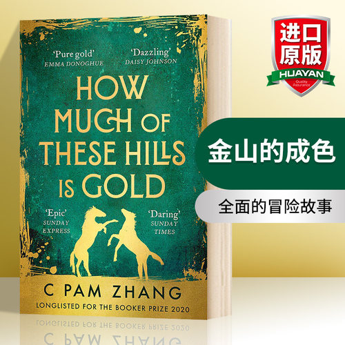 金山的成色 英文原版小说 How Much of These Hills is Gold 华裔作家张辰极 2020英国布克奖长名单 英文版 进口英语原版书籍
