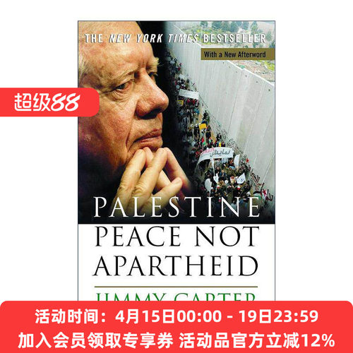 英文原版 Palestine 牢墙内的巴勒斯坦 卡特 英文版 进口英语原版书籍