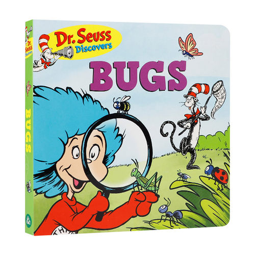 苏斯博士发现虫子 英文原版 Dr. Seuss Discovers Bugs 纸板书 英文版 进口英语原版书籍