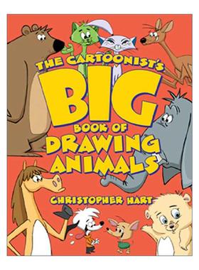 英文原版 The Cartoonist's Big Book of Drawing Animals 漫画家动物绘画大全 卡通绘画技巧指南 克里斯托弗·哈特 英文版