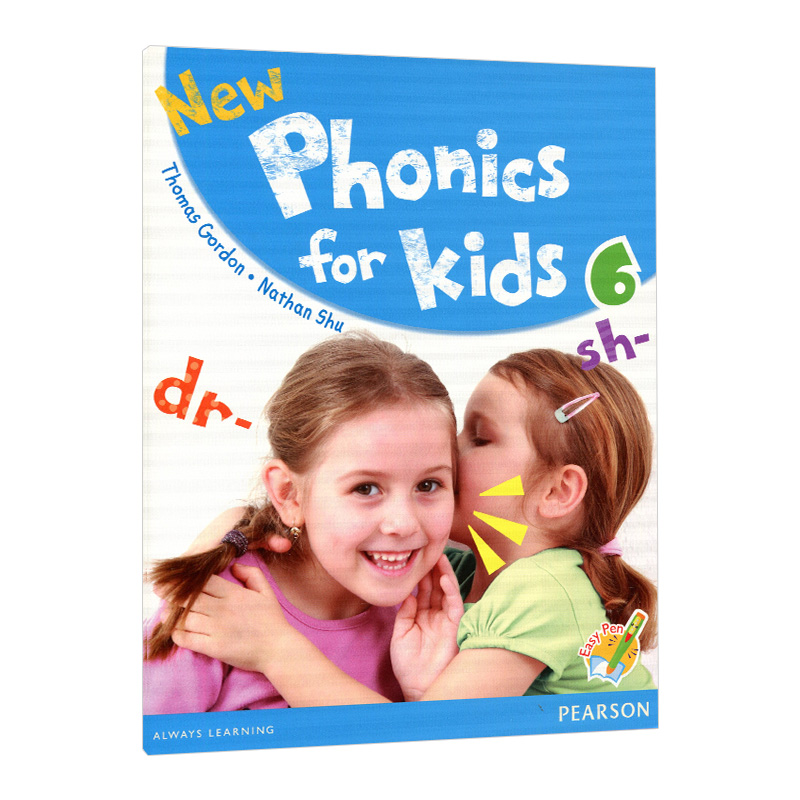 香港朗文幼儿英语自然拼读教材6级别 英文原版 New Phonics for kids 6 学生用书 亲子幼儿小班教材 可搭配培生易学笔 点读笔