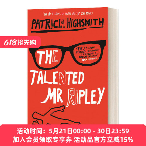 正版 天才雷普利1 电影原著 英文原版小说 The Talented Mr Ripley 英文版 进口英语原版书籍