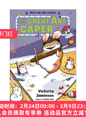 英文原版 The Great Art Caper 艺术大骗局 全彩漫画 Pets on the Loose 2 英文版 进口英语原版书籍