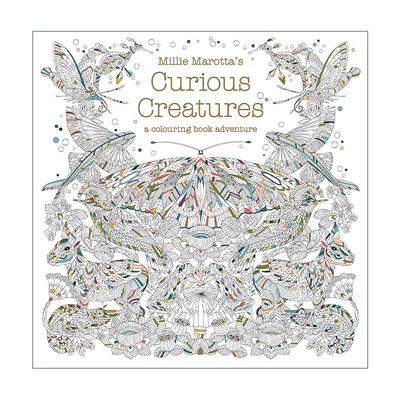 英文原版 Millie Marotta's Curious Creatures 米莉·马洛塔的奇妙生物 探索自然之美的手绘涂色书 英文版 进口英语原版书籍