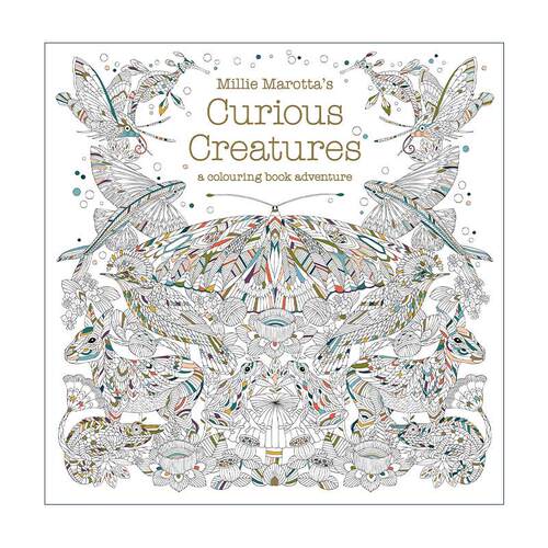 英文原版 Millie Marotta's Curious Creatures 米莉·马洛塔的奇妙生物 探索自然之美的手绘涂色书 英文版 进口英语原版书籍