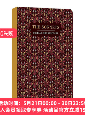 莎士比亚十四行诗集 英文原版小说 The Sonnets Chiltern Classic 精装 英文版 进口英语原版书籍